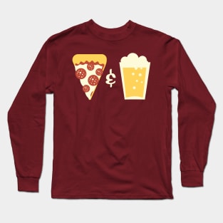 Pizza + Beer Long Sleeve T-Shirt